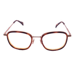 RAEN BOWMAN SATIN JAPNIS GOLD BROWN EYEGLASSES SUNGLASSES FRAMES 49-19-145